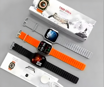 T800 Ultra Smart Watch with Beautiful Strap, Bluetooth Calling Smart Watch