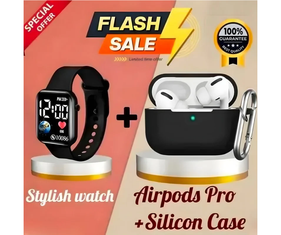 Wireless TWS Bluetooth Ear buds with Free Protective Case (black)