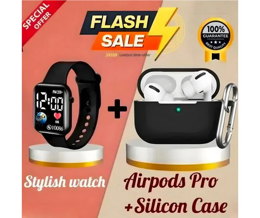 Wireless TWS Bluetooth Ear buds with Free Protective Case (black)