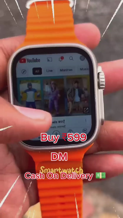 T800 Ultra Smart Watch with Beautiful Strap, Bluetooth Calling Smart Watch